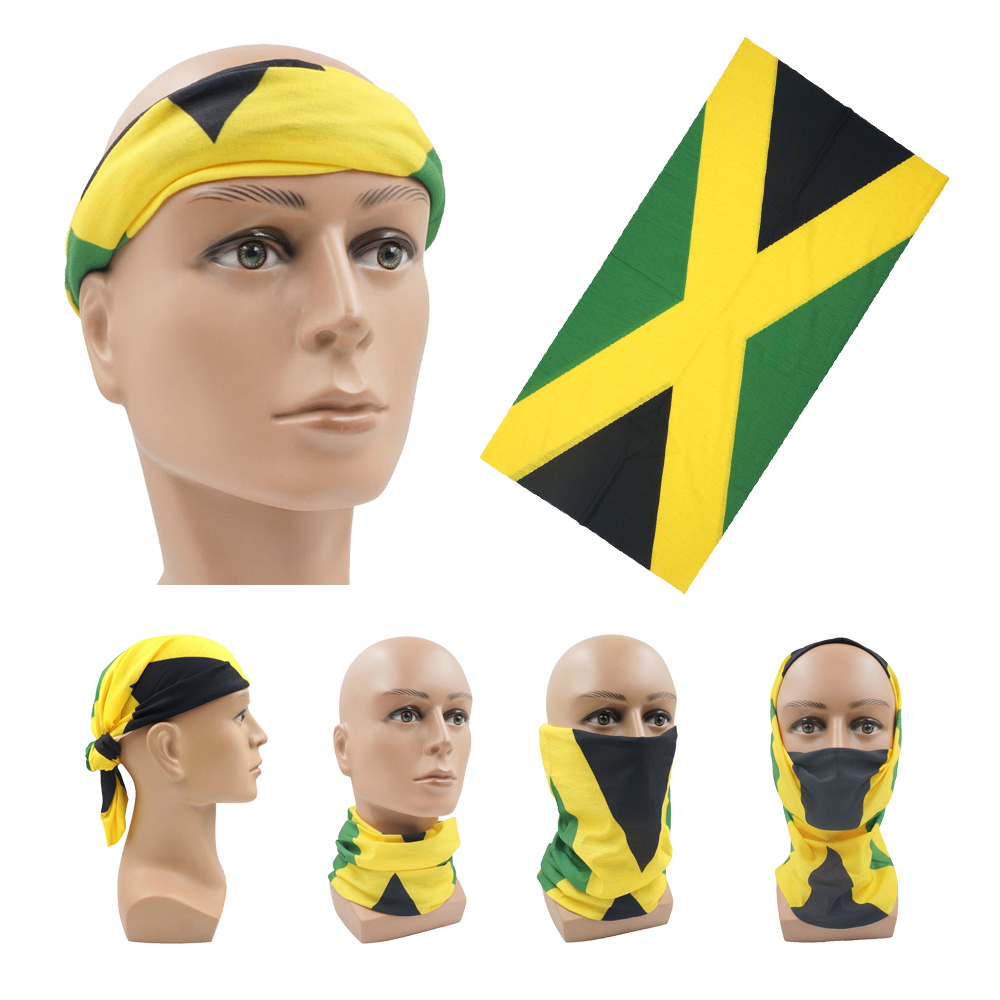 Head Gear Running - Respirável correndo máscara facial cachecóis bandeira